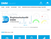 Tablet Screenshot of dmm.is